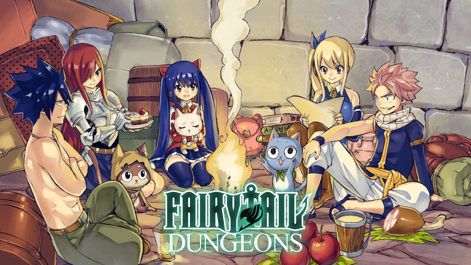 Fairy Tail Dungeons key art